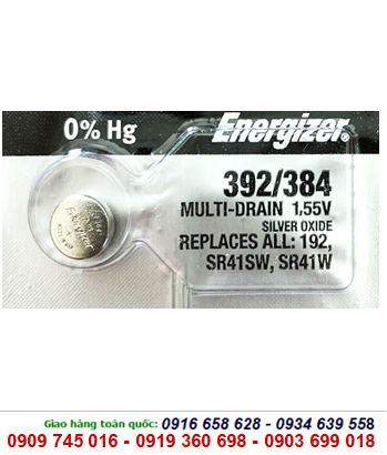 Pin Energizer SR41SW,392/384 Silver Oxide 1,55V chính hãng